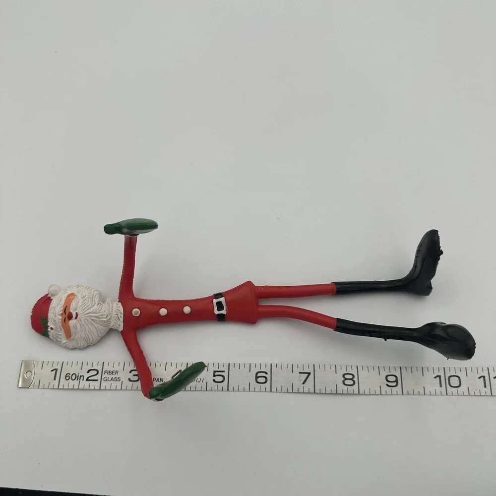 1978 Amscan Bendy Bendable Santa‎ Claus Christmas #44020 10